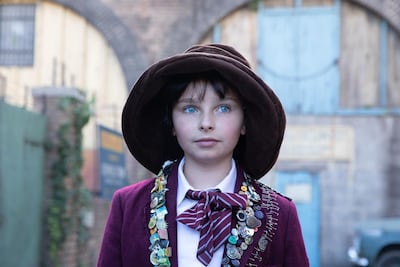 Tipper Seifert-Cleveland as young Estella in Disney's live-action 'Cruella'. Courtesy Disney