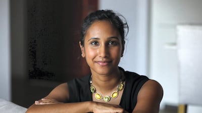 Thanj Kugananthan says, though she was on a good package, she became "miserable" in the financial services sector. Chris Whiteoak / The National