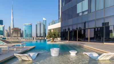 The infinity pool overlooks the canal. Courtesy Luxury Property