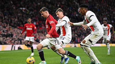 SUBS: Mason Mount (Eriksen 39') - 7. Gave the ball away badly on 65 after United went ahead but didn’t have control of the goal. Still, he moved well, recovered the ball, dribbled and passed the ball well, especially in the final third. AFP