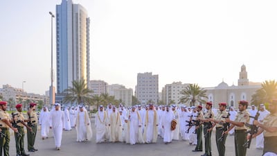 Eid prayers in Ajman. WAM