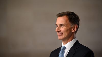 OUT OF THE RACE: Jeremy Hunt — runner-up to Boris Johnson in the 2019 leadership race, who has pledged to slash corporation tax to 15 per cent. He has also promised to back the Northern Ireland Protocol Bill. AFP