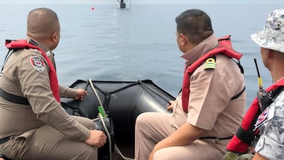 'Seastead' erected by Bitcoin entrepreneur and US national Chad Elwartowski in waters close to Thailand's coast. EPA