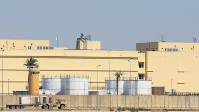 The US embassy in Baghdad was attacked with drones and rockets between Monday night and Tuesday morning. Reuters