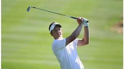 Luke Donald recovered from an erroneous first shot to finish the day with three birdies in a row.