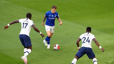 Lucas Digne - 8: Brilliant full-back play in first half when he read a Moura run down right and denied him chance to get ball into box. Very dangerous with dead-ball crosses. Getty