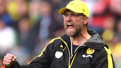 Jurgen Klopp shown during the German Cup final earlier this year. Patrik Stollarz / AFP / May 30, 2015