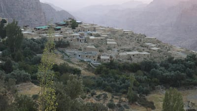 The Ottoman village of Dana, an epicenter of Jordan’s eco-tourism is empty during a weekend lockdown on October 9, 2020