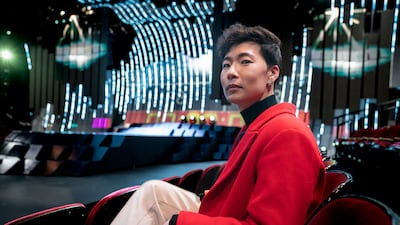 Playwright Jason Kim appears at the Circle in the Square Theatre in New York, where his musical KPop will open on November 27. AP Photo