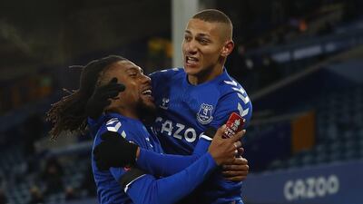 Richarlison, 8 – Two marvellous goals that lifted Everton. Was switched into the middle after Calvert-Lewin was taken off, a move that led to his second. EPA