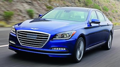 The new Genesis with its sophisticated design and attention to driving dynamics gives it a European feel. Courtesy Hyundai
