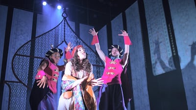 Suhayla El-Bushra’s The Arabian Nights at Royal Lyceum Theatre, Edinburgh. Photo by Tommy Ga-Ken Wan