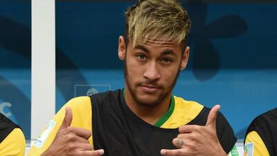 Neymar fractured a vertebrae during the World Cup quarter-finals but has come back from that injury and will return to training for Barcelona. Vanderlei Almeida / AFP