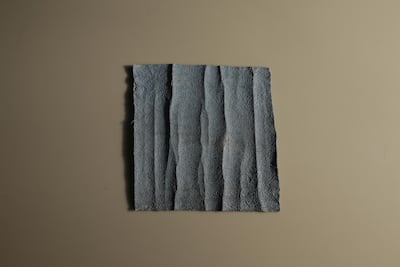 Chafa Ghaddar's untitled 2020 work, part of 'Recesses' at Tashkeel. Courtesy Tashkeel