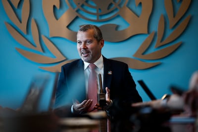 Arsenio Dominguez, Secretary General of the IMO, believes a solution to the Middle East conflict can be found at the negotiating table. AFP