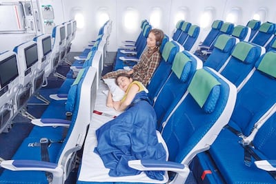 Pricing depends on how many passengers share the row. Photo: ANA