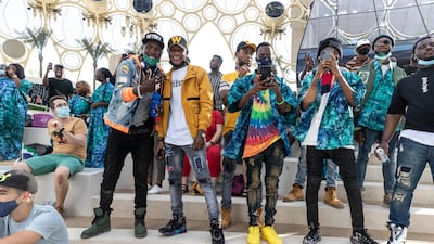Live music from Sierra Leone artists performed at Expo 2020, Al Wasl Plaza (Photo: Antonie Robertson / The National)