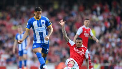 Levi Colwill 8: One clever ball over Arsenal defence in opening 45 minutes to Mitoma starting move that ended with Enciso stabbing good chance way over bar. Outstanding at the back alongside Dunk. Getty