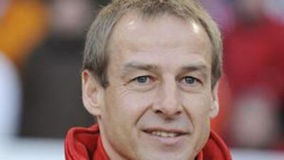 The Bayern manager Jurgen Klinsmann.
