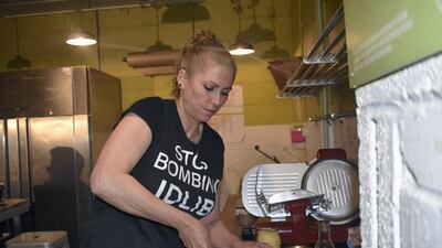 Majeda cooked a Syrian-Italian fusion menu for the Supper Club. Photo by The National