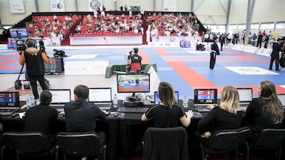 Al Ain Jiu Jitsu Open Championship at UAE University. Reem Mohammed / The National