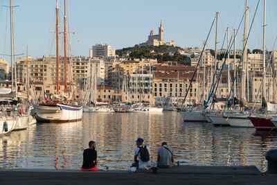 Le Vieux Port in Marseille where the relentless of encroachment of seawater had affected vegetation. Bloomberg