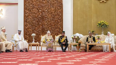 Sheikh Mohamed said he was pleased to attend the ceremony of a dear friend.