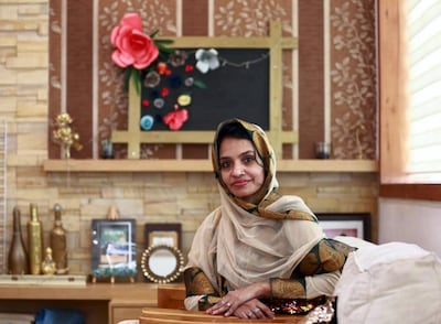 Sabitha AK, who runs the boutique and its heart-warming initiative. Courtesy Rainbow: The Women’s Outfit