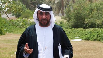 Advocate Ibrahim Al Tamimi at Abu Dhabi Judicial Department in Abu Dhabi. Ravindranath K / The National