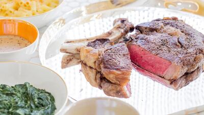 A rare steak served at Mix by Alain Ducasse. Courtesy Mix by Alain Ducasse