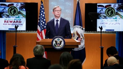 US Special Representative for Iran and Senior Advisor to the Secretary of State Brian Hook has announced that the US State Department, through it's Rewards for Justice program, is offering a reward of up to $15 million for information leading to the disruption of the financial mechanisms of Iran's Islamic Revolutionary Guard Corps . EPA/SHAWN THEW