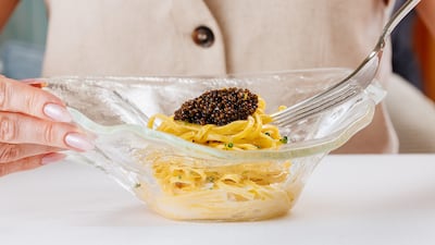 Italian restaurant Signor Sassi opens soon at St Regis Gardens on The Palm. Photo: Signor Sassi