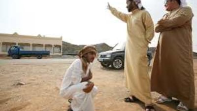 From left, Salem, 15, Saif, 21, and Abdullah, 17, discuss their thoughts on the possibility of the UAE changing driving laws in light of two recent deaths of underage drivers in Ras al Khaimah.