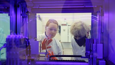 Boris Johnson wants to make the UK a science and tech superpower. Getty Images