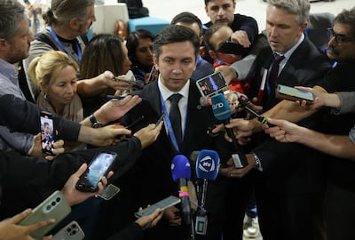 Yalchin Rafiyev was the lead Azerbaijani negotiator behind a $300 billion Baku finance deal agreed late last year. Getty Images