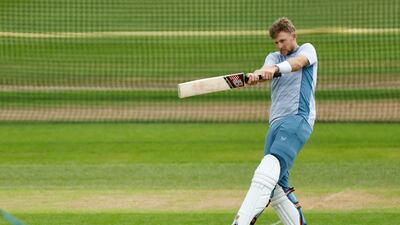 England's Joe Root during practice at Trent Bridge. Reuters