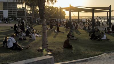 JBR's The Walk is a good place for a shorter stroll that allows for people-watching. Christopher Pike / The National