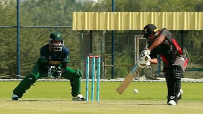 Chirag Suri scored 75 for the UAE in their victory over Saudi Arabia on Tuesday. Courtesy Asian Cricket Council
