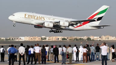 Emirates said it retains its place as the 'world’s most profitable airline'. AFP