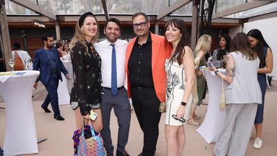 From left: Hassiba Freiha, Mohamed Kheidr, Kenton Oxley and Shereen Mounir.