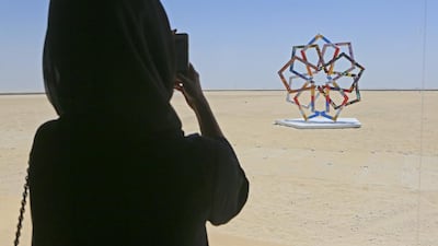 Analysts estimate that Expo 2020 will bring $8 billion in investment to the UAE. Above, the future site of the world fair in Dubai. Sarah Dea / The National