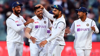 India quick Umesh Yadav took two quick wickets to put India in command. AFP