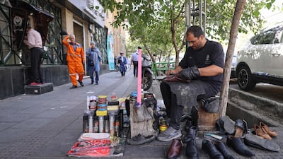 Urban households in Iran faced prices that were 84.4 per cent higher in August than a year ago. AFP