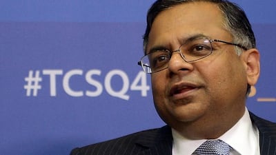 Natarajan Chandrasekaran swill take Tata's chairmanship on February 21. Punit Paramjpe / AFP