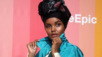 Halima Adenis the first 'Sports Illustrated' model to wear modest swimwear and a hijab in the annual swimsuit issue. EPA