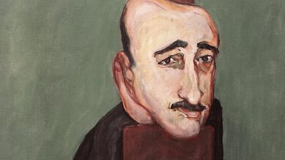 Munif Al Razzaz (1965), is a portrait of the former secretary-general of the Syrian Baath party. Courtesy Marwan Kassab-Bachi