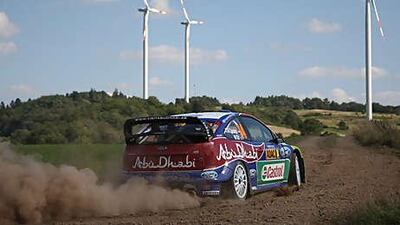 Sheikh Khalid al Qassimi took advantage of retirements ahead of him to finish eighth for the BP Ford Abu Dhabi team.