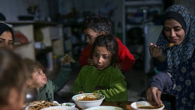 Israel has suspended the delivery of aid to Gaza as Ramadan gets underway in the war-ravaged enclave. AFP