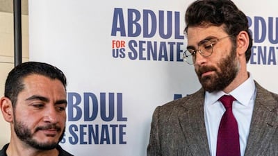 Abdul El-Sayed with Hasan Piker. Photo: X