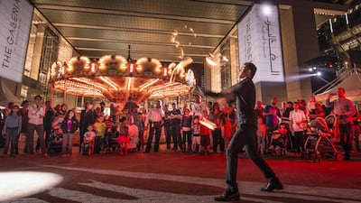 Festival of Lights at Al Maryah Island. Courtesy Galleria Abu Dhabi